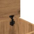 Caja de almacenaje madera ingeniería roble artisan 30x50x28
