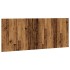 Cabecero de cama madera de ingeniería envejecida 200x1,5x80