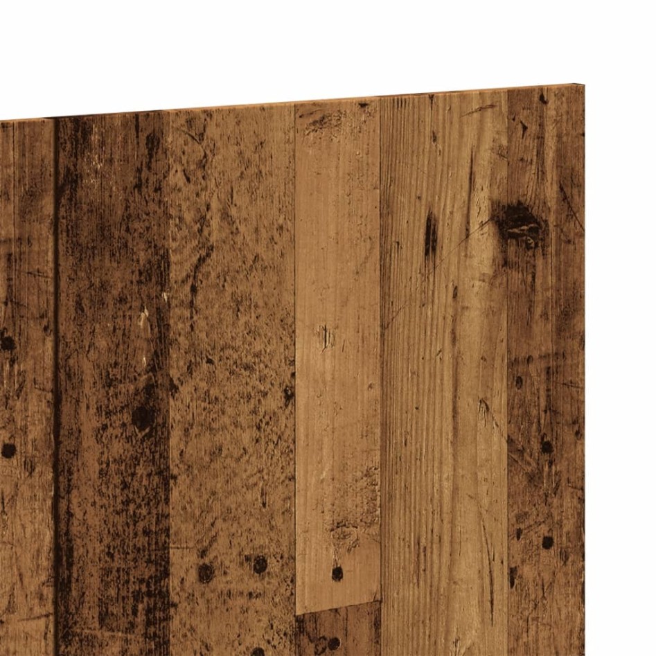 Cabecero de cama madera de ingeniería envejecida 200x1,5x80