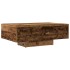 Mesa de centro madera ingeniería madera envejecida 85x55x31