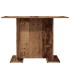 Mesa comedor madera ingeniería madera envejecida 110x60x75