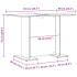 Mesa comedor madera ingeniería madera envejecida 110x60x75