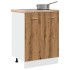 Armario inferior madera ingeniería roble artisan 60x46x81,5