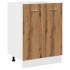 Armario inferior madera ingeniería roble artisan 60x46x81,5