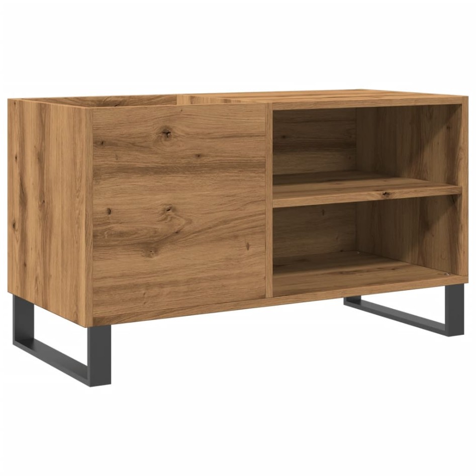 Mueble discos madera de ingeniería roble artisan 84,5x38x48
