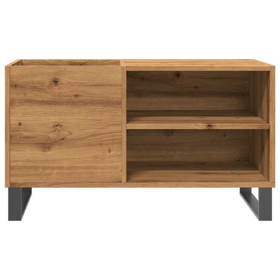 Mueble discos madera de ingeniería roble artisan 84,5x38x48