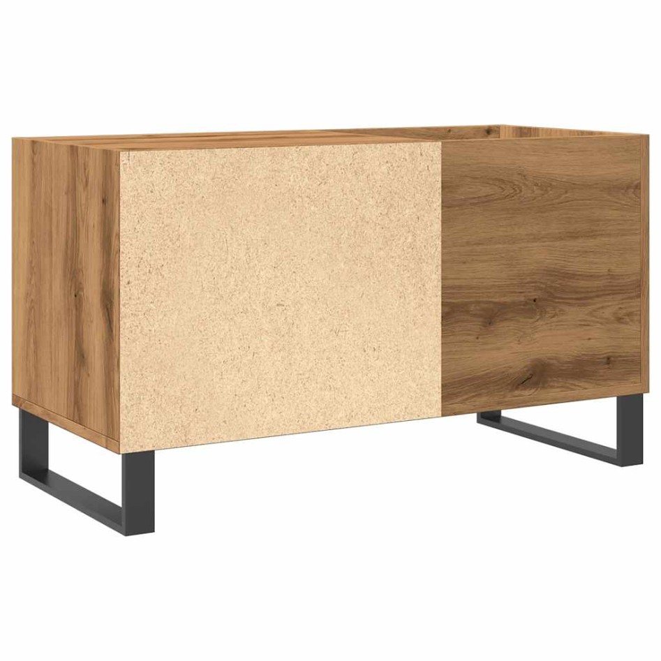 Mueble discos madera de ingeniería roble artisan 84,5x38x48