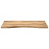 Tablero escritorio con curva madera mango rugosa 100x50x2,5