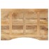 Tablero escritorio con curva madera mango rugosa 100x50x2,5