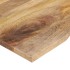 Tablero escritorio con curva madera mango rugosa 100x50x2,5