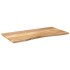 Tablero escritorio con curva madera mango rugosa 120x50x2,5