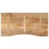 Tablero escritorio con curva madera mango rugosa 120x50x2,5