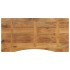 Tablero escritorio con curva madera mango rugosa 110x50x2,5
