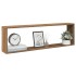 Estantes cubo de pared 4 uds madera roble artisan 100x15x30