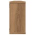 Estantes cubo de pared 4 uds madera roble artisan 100x15x30