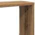 Estantes cubo de pared 4 uds madera roble artisan 100x15x30