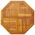 Tablero de mesa octogonal madera maciza de acacia 90x90x2,2