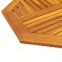 Tablero de mesa octogonal madera maciza de acacia 90x90x2,2