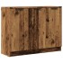 Aparador de madera de ingeniería envejecida 90,5x30x70