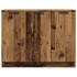 Aparador de madera de ingeniería envejecida 90,5x30x70