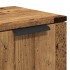 Aparador de madera de ingeniería envejecida 90,5x30x70