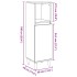 Armario de baño madera de ingeniería envejecida 30x30x100