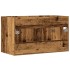 Mueble de lavabo madera ingeniería envejecida 90x38,5x46