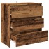 Aparador de madera de ingeniería envejecida 70x41x75