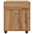 Armario con ruedas madera ingeniería roble artisan 45x38x54
