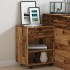 Armario con ruedas madera de ingeniería envejecida 46x36x59