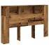 Cabecero armario madera ingeniería envejecida 160x18,5x103,5