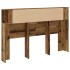 Cabecero armario madera ingeniería envejecida 160x18,5x103,5