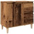 Armario de lavabo baño madera ingeniería envejecida 65x33x60