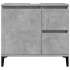 Mueble de lavabo madera ingeniería gris hormigón 65x33x60