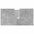 Mueble de lavabo madera ingeniería gris hormigón 65x33x60