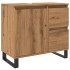 Mueble de lavabo madera de ingeniería roble artisan 65x33x60