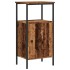 Mesitas de noche 2 uds madera ingeniería envejecida 41x31x80