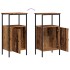 Mesitas de noche 2 uds madera ingeniería envejecida 41x31x80