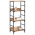 Estantería de madera de ingeniería roble artisan 50x33x117,5