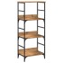 Estantería de madera de ingeniería roble artisan 50x33x117,5