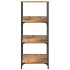 Estantería de madera de ingeniería roble artisan 50x33x117,5