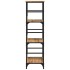 Estantería de madera de ingeniería roble artisan 50x33x117,5