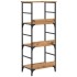 Estantería de madera de ingeniería roble artisan 50x33x117,5