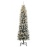 Árbol de Navidad artificial con 150 LEDs y nieve flocada 150