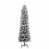Árbol de Navidad artificial con 150 LEDs y nieve flocada 150