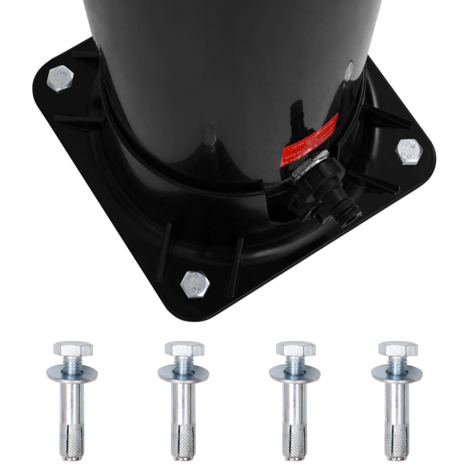 Ducha solar de jardín con alcachofa y grifo 40