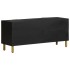 Mueble de TV madera de ingeniería negro 105x33x46