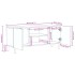 Mueble de TV madera de ingeniería negro 105x33x46