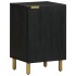 Mueble de baño de madera de ingeniería negro 38x33x58