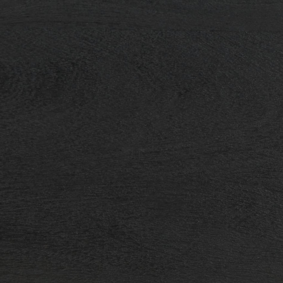 Mueble de baño de madera de ingeniería negro 38x33x58